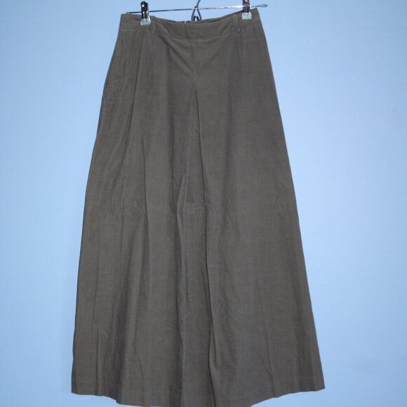 Orvis Women's A-Line Corduroy Modest Zipper Closure Sz 10 100% Cotton Skirt - Picture 1 of 15